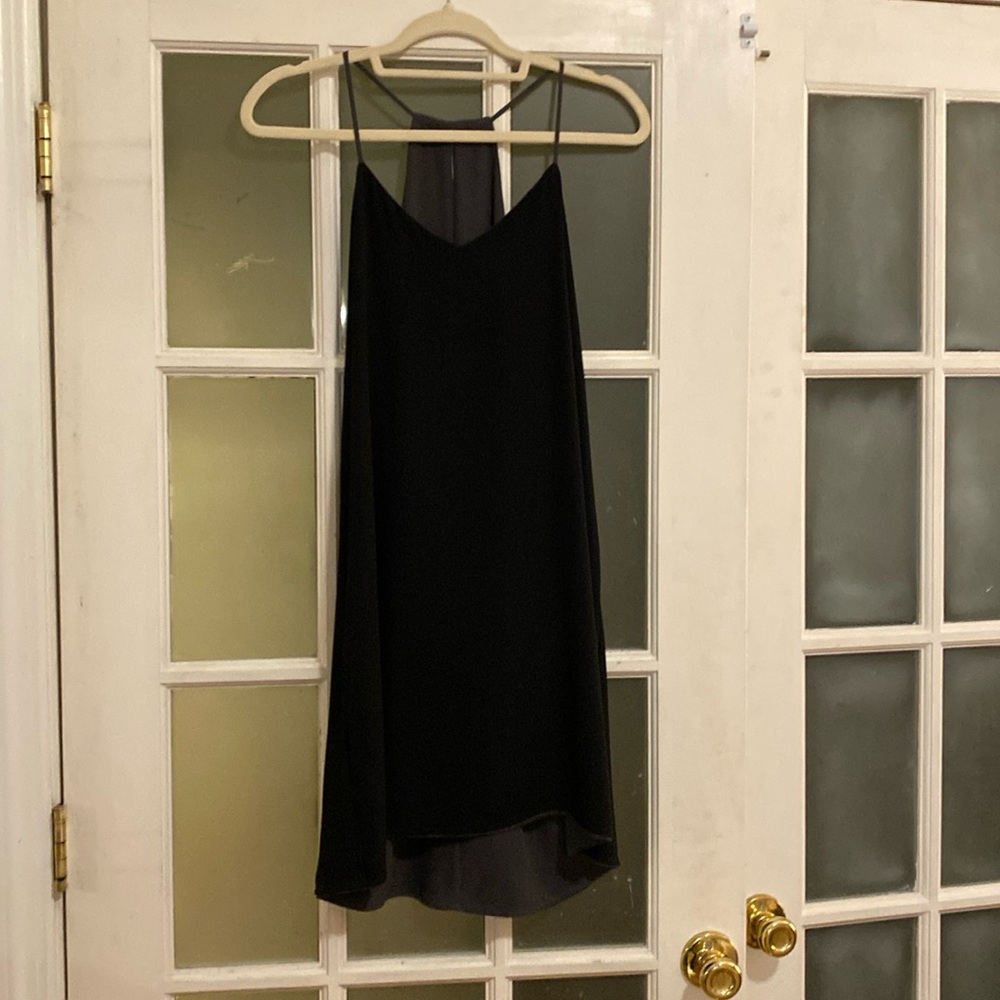 Express Chiffon Reversible High Low Dress